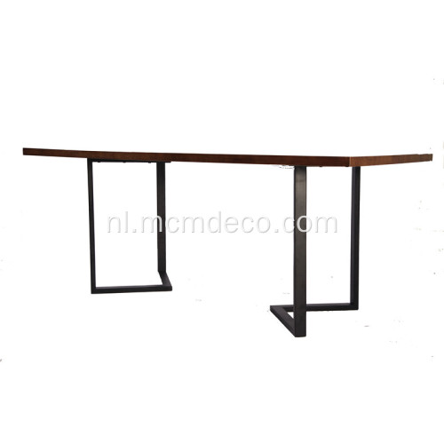 Moderne Z-voet eetkamer tafel